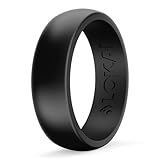 Lokai Anillo de silicona para hombres y mujeres, ultra cómodo, anillos de silicona de alta calidad para estilo de vida activo y alianzas de boda, anillos de goma duraderos y transpirables, 8, Silicona