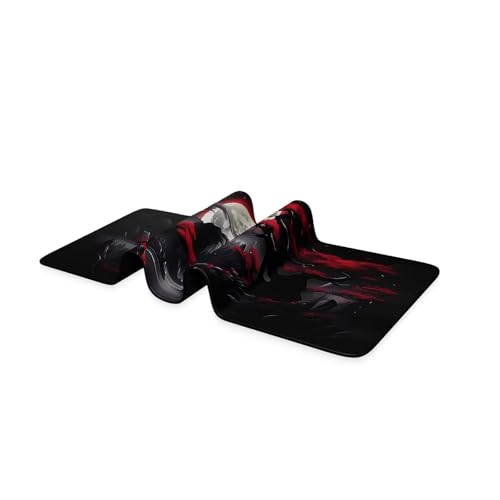 Grand tapis de jeu 900x400mm antidérapant avec surface lisse pour clavier et souris d'ordinateur