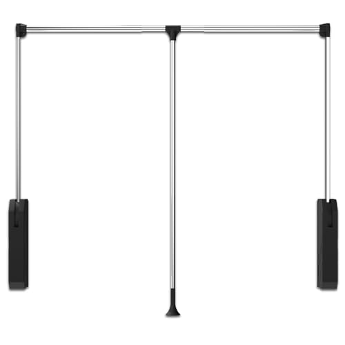 tonchean Pull Down Closet Rod - Heavy Duty 60 Lbs