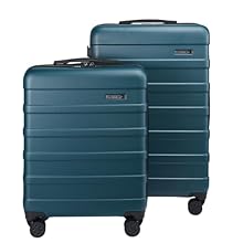 Complete Travel Duo – Includes a 100 L check-in suitcase optimised for airline weight allowances (20–22 kg) and a 40L (55x40x20 cm) cabin / carry-on case approved for many UK & European airlines. Optimised Check-In Capacity – The large hold case is d...