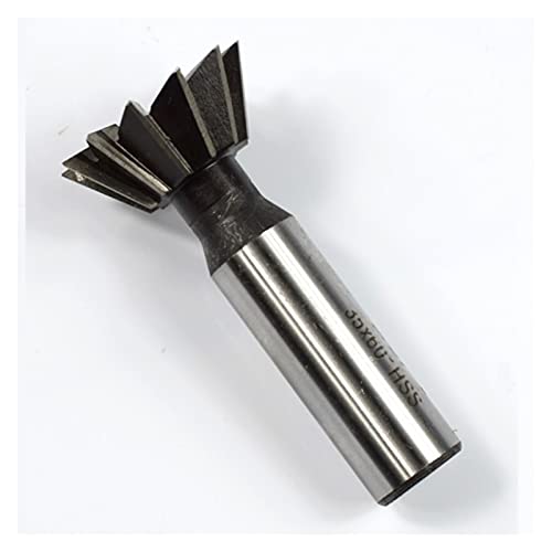 DINGGUANGHE-CUP 45/55/60 Degrees Dovetail Milling Cutter 10-60mm End Mill CNC Router Bit Steel (Cutting Edge Length : 1pc 30x60Degrees)