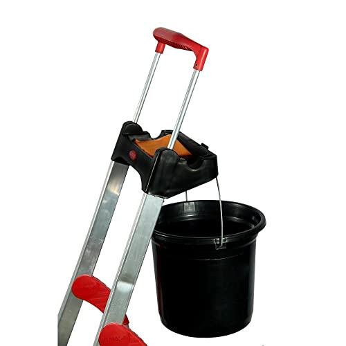Escada Dobravel 6 Degraus Confort em Aluminio Alumasa 150 kg de de Capacidade