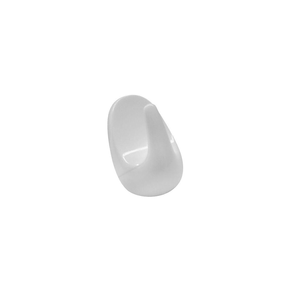 Fackelmann 20501 Mini Multi purpose Hooks 1 Inch 6 Pieces in White, 6-Piece
