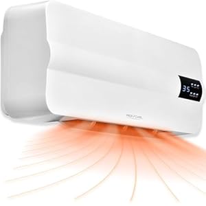 ProfiCare® wandluchtverhitter | raamopeningsdetectie | 60 vierkante meter | elektrisch verwarmingselement voor wandmontage incl. montagemateriaal | 1,5 m kabel, afstandsbediening & timer | PC HL 3116