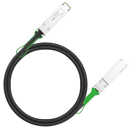 ipolex 40G QSFP+ DAC Twinax Cable, 40GBASE-CR4 Passive Direct Attach Copper Cable, 1m(3.3ft), 40G QSFP Cable for Cisco QSFP-H40G-CU1M, Meraki MA-CBL-40G-1M, Intel XLDACBL1, Mikrotik, TP-Link, D-Link