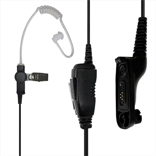 Casque acoustique transparent avec PTT micro pour APX8000