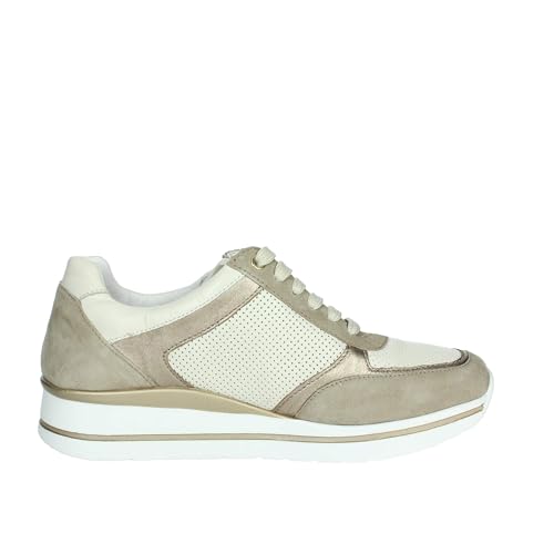 Baskets basses souples Cinzia Soft beige or taille 39 chaussure marche - 4
