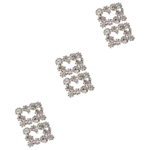 Clips à chaussures pour mariage et soirées habillées avec charms métalliques décoratifs