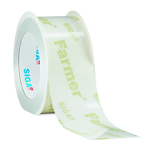 SIGA FARMER Hochleistungs-Klebeband 60 mm x 15 m Reparaturband UV-Stabil durchsichtig