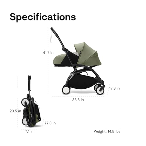 Image of Stokke YOYO 0+ Newborn Pack, Ginger - Includes Mattress, Extendable Canopy & Five-Point Harness - Requires YOYO3 Frame (Sold Separately)