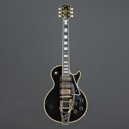 Gibson 1957 LP Custom Bigsby 3PU VOS Ebony #731159 – Guitare Électrique Personnalisée - Les Beatles, Paul McCartney, John Lennon, RIngo Starr, George Harrison Gibson 1957 LP Custom Bigsby 3PU VOS Ebony #731159 - Guitare Électrique Personnalisée – Image 3
