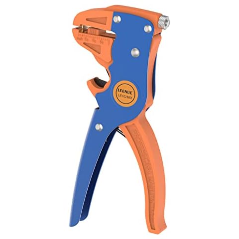 Wire Stripper LEENUE Automatic Wire Stripper Electrical 2 in1 Cutters and Strippers for 10-24 AWG Cover