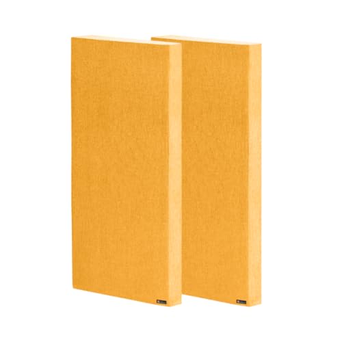 Image of Timber Acoustics Soundproofing Acoustic Panels, Rockwool Safe 'n' Silent Pro, Acoustic Room Treatment, 20 inchx40 inchx3 inch, NRC= 0.90(SET OF 2) (Yellow)