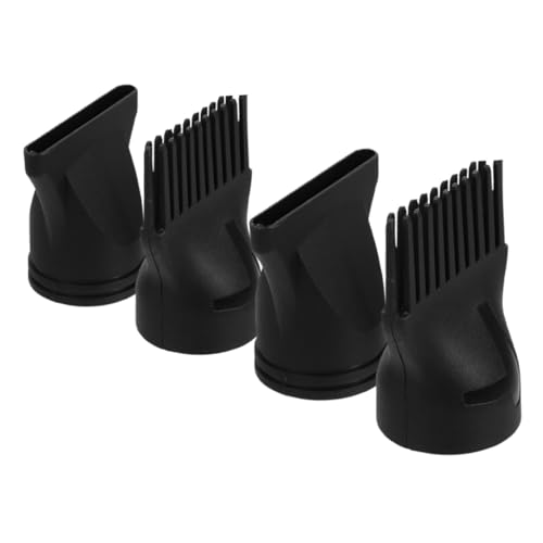 JOINPAYA 4pcs Hair Dryer Nozzle Includes Plastic Styling and Comb Attachments for All Hair Types Travel-Friendly Design for Easy Styling and Drying Salon
