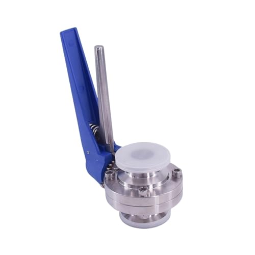 Vanne papillon en acier SUS 304 durable pour triple pince 32mm - 7