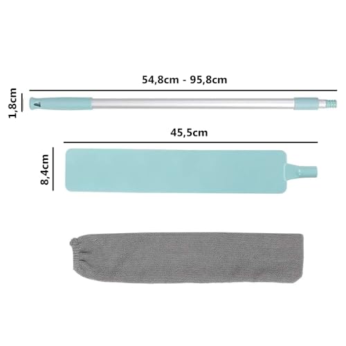 Image of Extendable and Flexible Dust Duster | Flexible Microfibre Duvet with Modular Handle