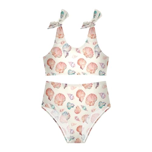 Image of Girls Two Piece Tankini Swimsuits Summer Bathing Suit Beach Swimwear Set