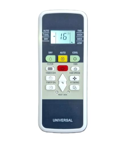 Image of Compatible for HITACHI Inverter Split Ac Remote 1.5 Ton 3 Star Model 2021 RSQG318HEEA, RAW318KUD, White with Backlight, Best Remote Better Performance