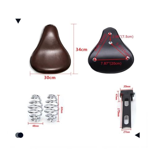 Asiento individual universal para moto chopper y bobber custom vintage 3