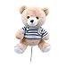 RNXRZANK Bear Golf Wood Headcover, Fun Plush Cover for Your Golf, Driver