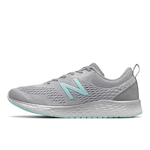 New Balance Women's Fresh Foam Arishi V3 Running Shoe, Grey/Teal, 9 M US