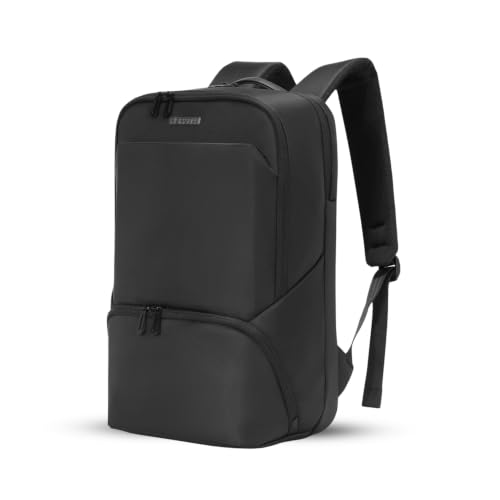 Image of LE KUEST Laptop Backpack | Unisex | Fits Laptop upto 16 Inch | Premium Water-Resistant Polyester | Built-in Trolley Strap | For office & Travel