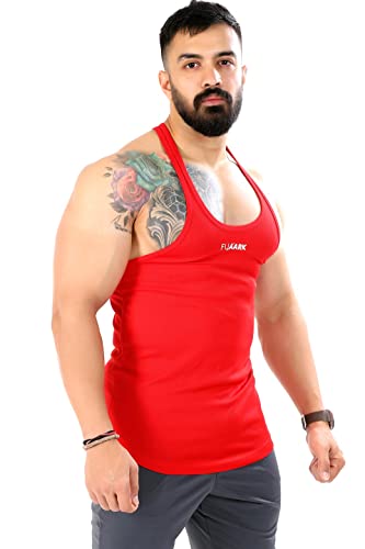 Image of FUAARK Men's Stringer Y Back Bodybuilding Gym Tank Tops