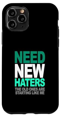 Light Teal Aqua New Haters Needed Teal Aqua�O���t�B�b�N �X�}�z�P�[�X iPhone 11 Pro �p