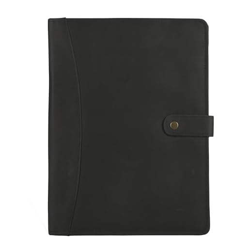 KomalC Vintage Leather Portfolio for Professionals