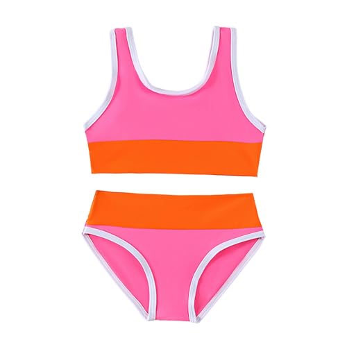 Maillots de bain filles 3 pièces couvrants avec jupe fleurie pour l'intimité des ados