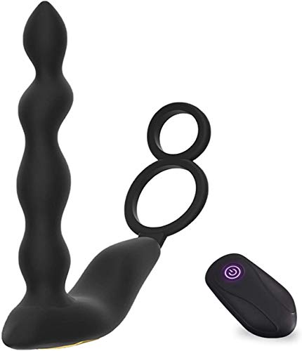 4.9 inches Special Silicone Massagers Kit with Water Resistant Play in Anywhere You Like (Black) for Man, Rechargeable Cordless Body Prostrate Massager with 9 Modes for Men Relax Massaging -bky3