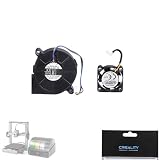 Original Creality Hi Fan Set (2PCS), 5015 Model Cooling Fan and 2510 Heat Break Axial Fan for 3D Printer Creality Hi Accessories