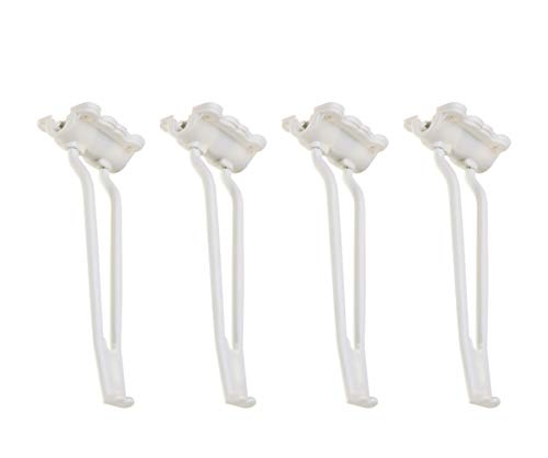 Folding Table Iron Leg-Set of 4 Furniture Hairpin Tables Legs for Side steal Desk-Heavy Duty Easy Install Adjustable Coffee Small dining wood With Metal Legs-DIY Sofa Portable Laptop hairpins (10.3in)