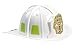 Aeromax Jr. Firefighter Helmet Toy, White, Adjustable