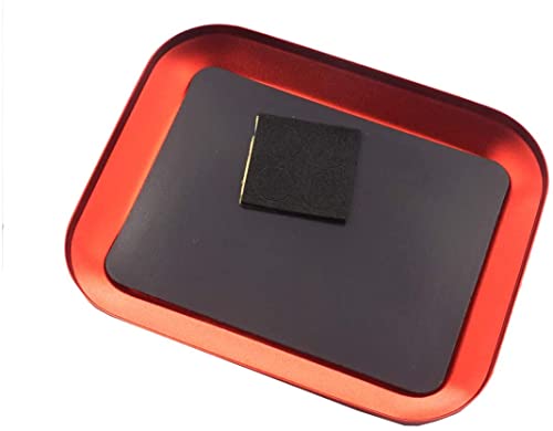 Aluminium-Schraubenfach mit Magnetpad-Schrauben Disk-Palette für RC-Modellautos Hubschrauber Flugzeuge Reparaturwerkzeug Cover