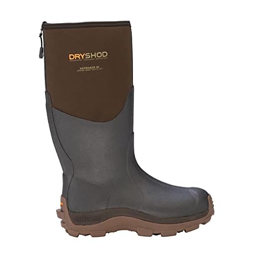 Dryshod Mens Haymaker Hi Boots 12 D Brown