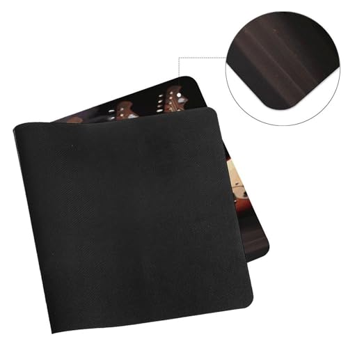 Cool Electric Guitar Desk Pad grande goma negro miniatura 7