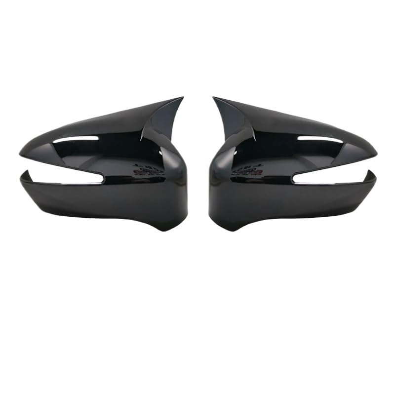 Boîtier noir brillant Civic FD6 couvercle de miroir en fibre carbone 2006-2012