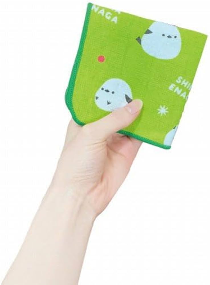 もも＆まりん　ハンカチ　シマエナガ柄　23枚 Amazon｜豆柴とシマエナガ ハンカチ (EL) 豆柴×シマエナガ 日和