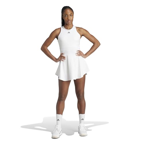 Adidas Women's Tennis Y-Dress, White, Medium