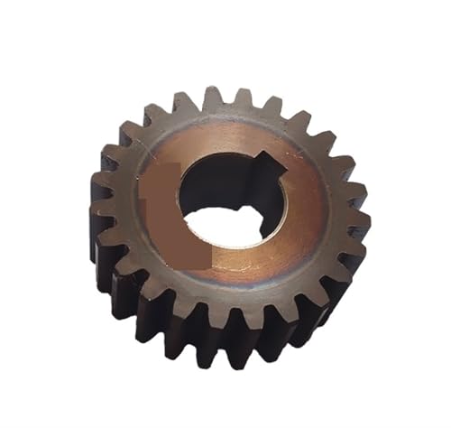 Bevel Gear Pinion Hardware Mechanical 1pcs Spur Gear Pinion 2 Mod 24 Teeth 22teeth Bore 19mm 22mm Keyway 6mm Steel CNC Rack and Pinion(24T 19mm Keyway 6mm)