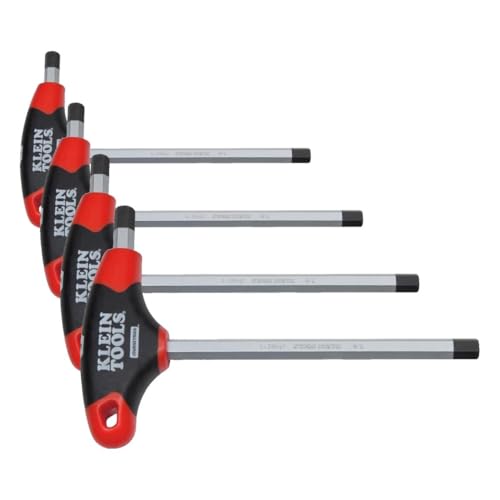 Image of Klein Tools JTH6E14 5 /16-Inch Hex Key, Journeyman T-Handle, 6-Inch (Pack of 4)