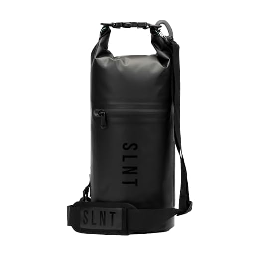 Silent Pocket SLNT Waterproof Faraday Dry Bag Military-Grade Nylon 5 Liter Faraday Bag - RFID Signal Blocking Dry Bag/Waterproof Backpack Protects Electronics from Water, Spying, Hacking