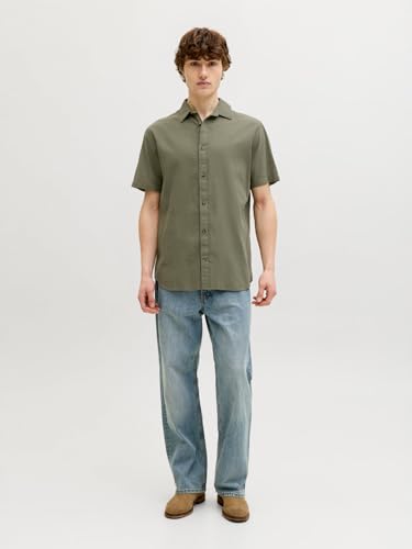 Jjesummer Linen Blend Shirt S/S Sn – Ansicht 3
