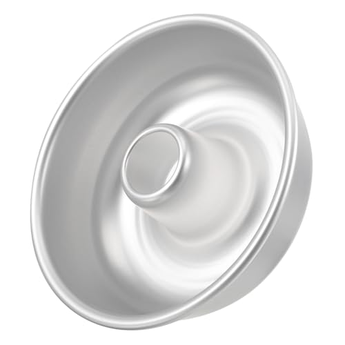 Hoement Hollow Metal Cake Mold Baking Pan for Doughnut Making Non-Stick DIY Baking Mold Heart Shape for Kitchen Dessert Preparation