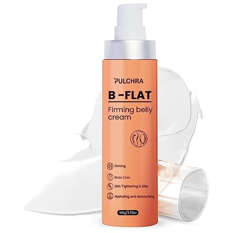 Pulchra B Flat Belly Firming Cream, Skin Tightening Cream for Cellulite, Firming and Tightening Lotion for Belly, Arms, Thighs and Butt, Moisturizing For Women and Men, 3.52 Fl. OZ. Cover