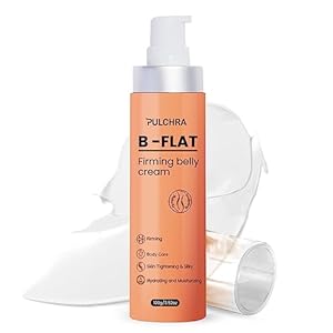 Pulchra B Flat Belly Firming Cream, Skin Tightening Cream for Cellulite, Firming and Tightening Lotion for Belly, Arms, Thighs and Butt, Moisturizing For Women and Men, 3.52 Fl. OZ.