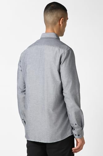 Image of Van Heusen Men's 100% Cotton Solid Regular Fit Casual Shirt