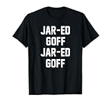 Tri County Tees JAR-ED GOFF Unisex-Adults Black Small Modern Classic Fit Crewneck T-Shirt