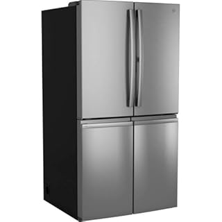 GE PAD28BYTFS 36 Inch Freestanding 4-Door French Door Smart Refrigerator with 28 cu. ft.